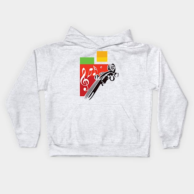 Jazz Festival Kids Hoodie by Mulyadi Walet